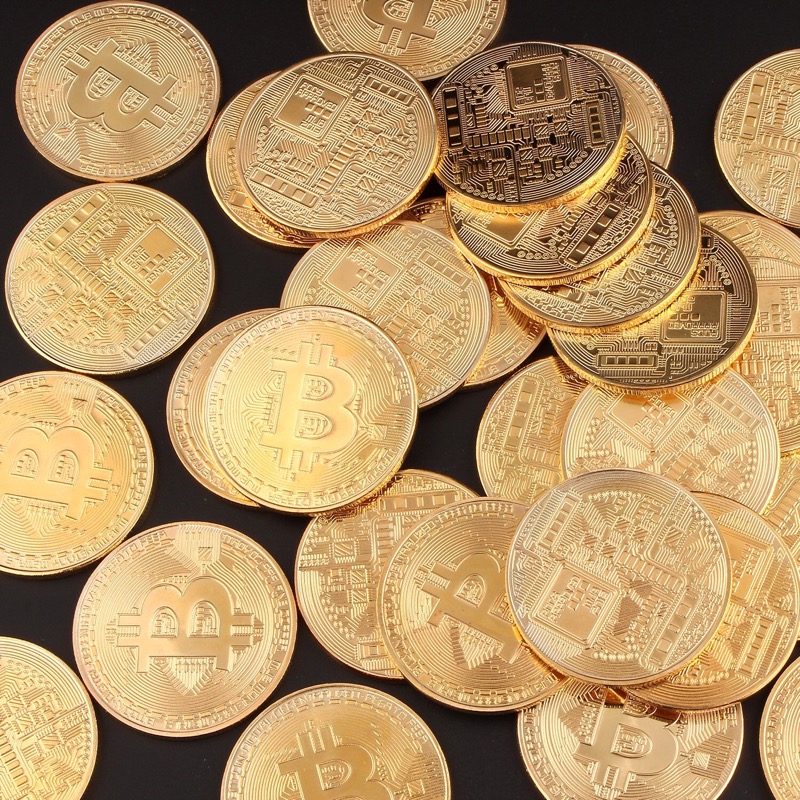 【楽天市場】ビットコイン ゴールド 仮想通貨 金貨 レプリカ：スリーセブン