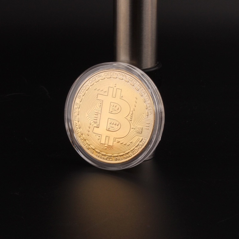 楽天市場】２枚セット ゴールド ビットコイン 仮想通貨 プラスチック 