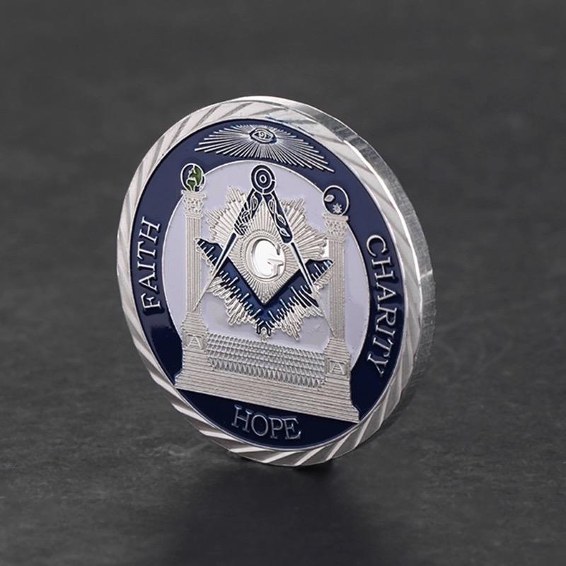 楽天市場】秘密結社 フリーメイソン コイン Freemasonry 保存用