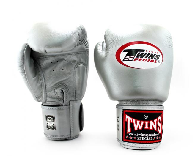 TWINS SPECIAL ボクシンググローブ 10oz 銀 シルバー/ボクシング/ムエタイ/グローブ/キック/フィットネス/本革製/ツインズ |  スリーセブン