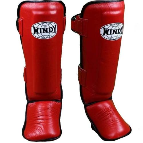 Windy 黒 ブラック レガース キックパット ウィンディ ムエタイ キックボクシング 総合格闘技 ボクシング 空手 テコンドー  スリーセブン