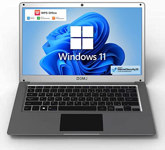 GM-JAPAN 万覚え帳マイコン Windows 11 Office申し受ける 14.1in 超軽さ 薄型 SSD 128GB/記憶装置 6GB/WEB写真機/WPS Office/Celeron/WIFI/USB3.0/HDMI パソコン-ノートPC