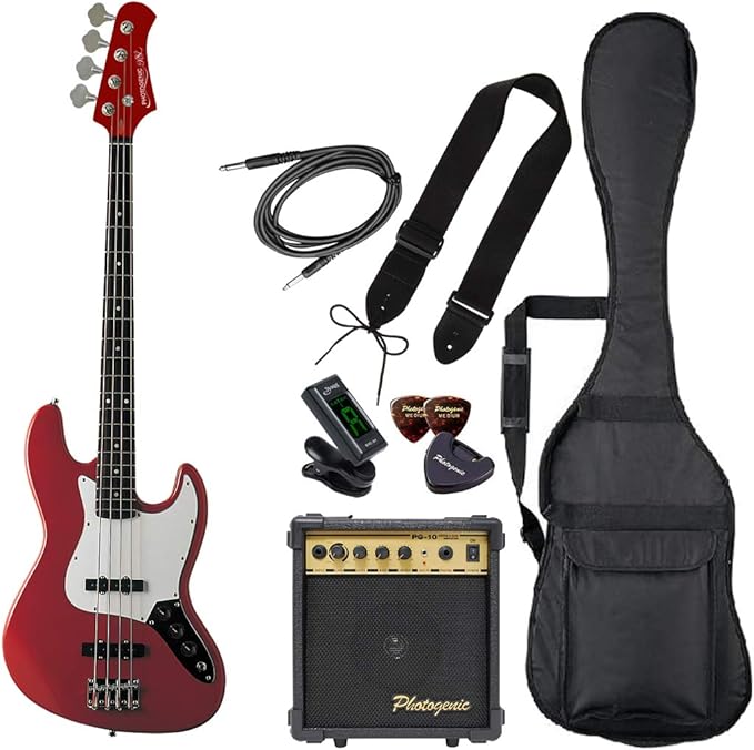 楽天市場】PhotoGenic エレキベース 初心者入門ライトセット JBタイプ