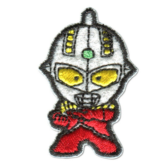 楽天市場 キャラクターワッペン ウルトラヒーローズ 43 ウルトラセブン アイロン接着 年の春向け最新柄 入園用 入学用の手作りグッズに ウルトラマン Ultraseven Ultraman Character Wappen うるとらまん うるとらせぶん キャラクター生地の 夢木綿