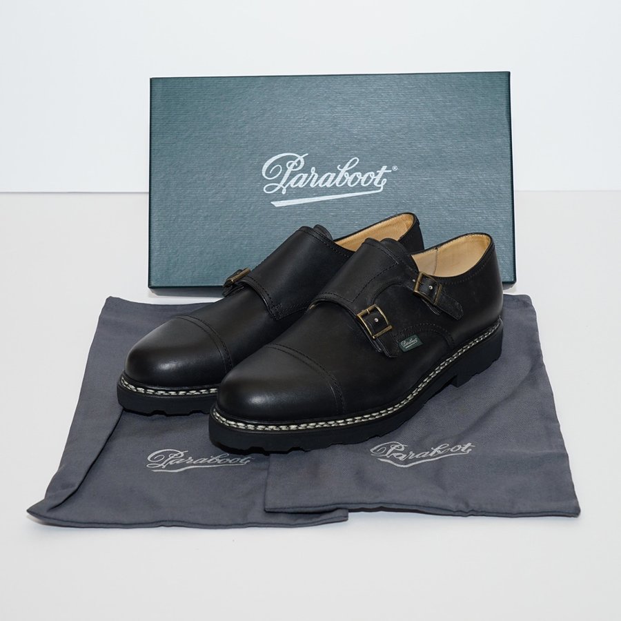 PARABOOT パラブーツ WILLIAM ブラック ブラウン ビジネスシューズ 靴