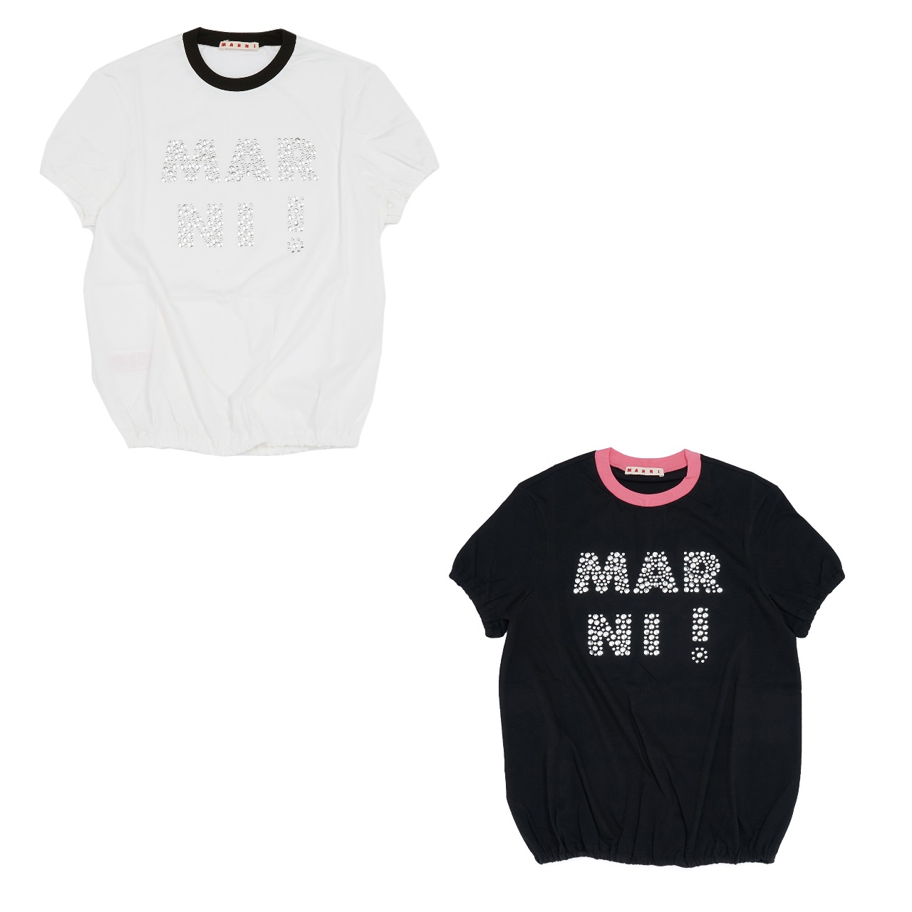 楽天市場】MARNI KIDS マルニ キッズ Tシャツ 半袖 丸首 クルーネック 