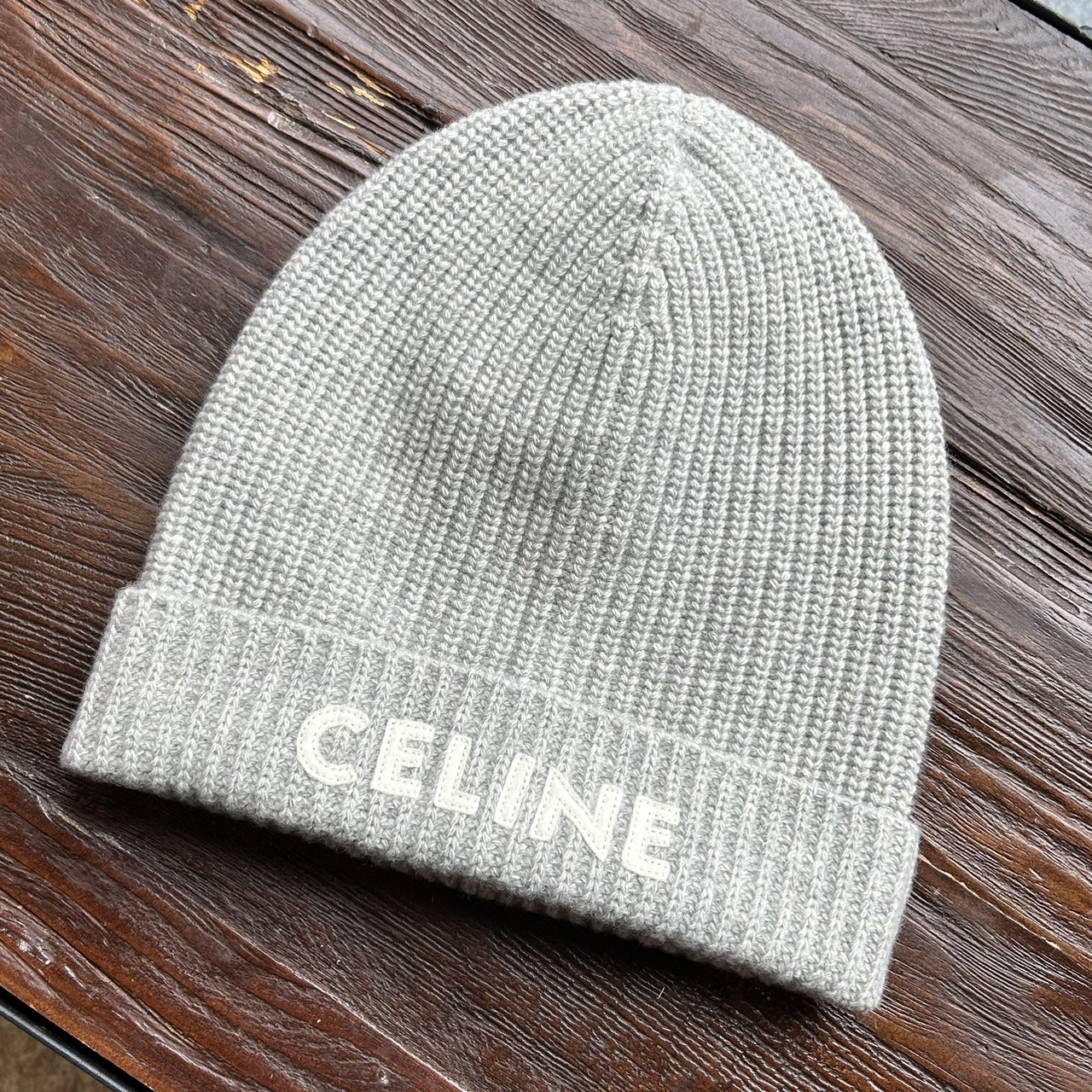 楽天市場】CELINE セリーヌ 2A25R423P.08GC CELINEパッチ ニット帽