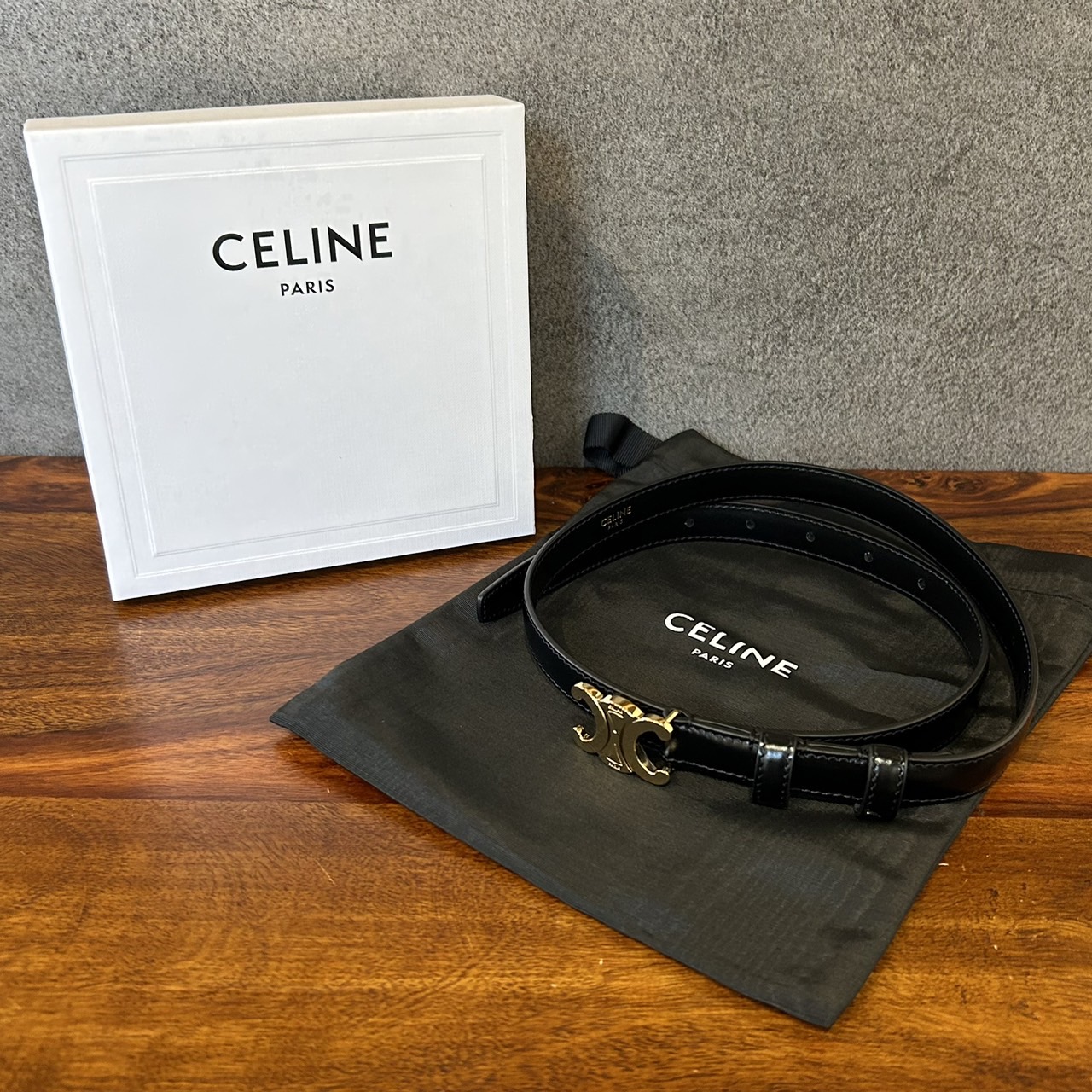 CELINE セリーヌ 45AX63A01 ベルト バックル スムースカーフスキン