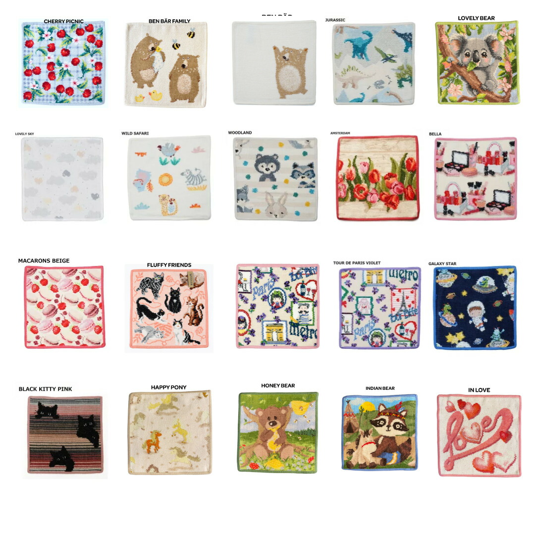 フェイラー タオルハンカチ　サンリオキャラクターズ サンリオキャラクターズ フェイラー シュニール織ハンカチ｜サンリオ