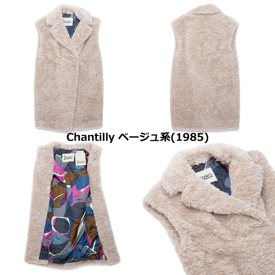 HERNO ヘルノ GC000358D お洒落 CHANTILLY 2023 防寒 ウェストコート