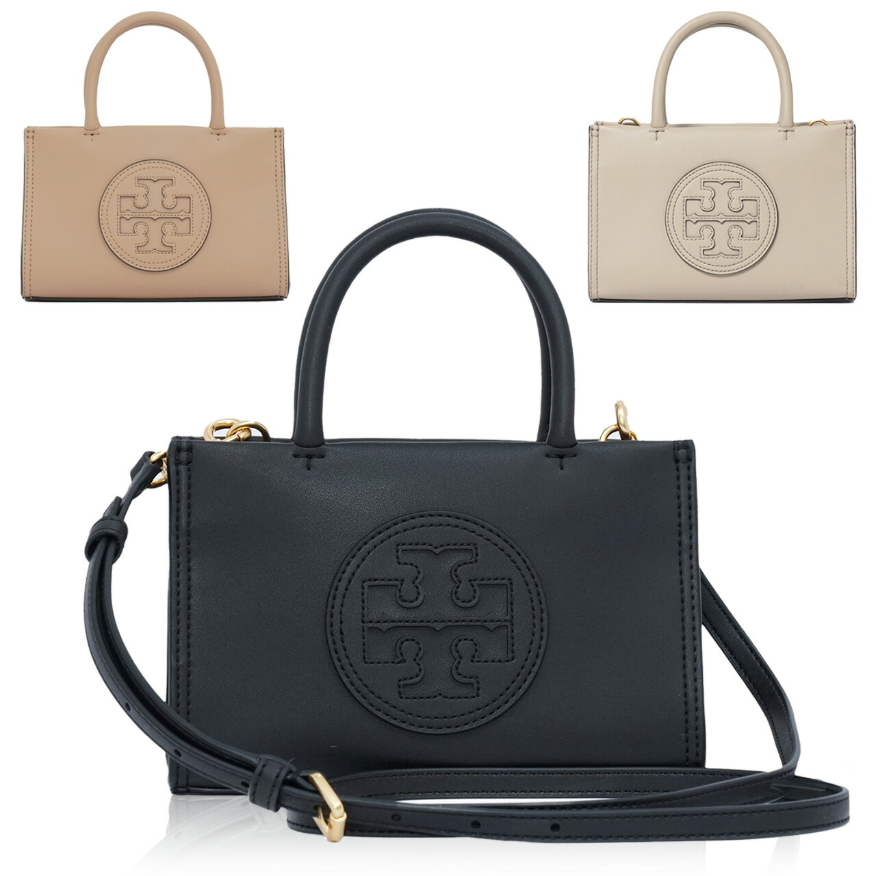 楽天市場】トリーバーチ バッグ TORY BURCH キャンバス レザー エラ