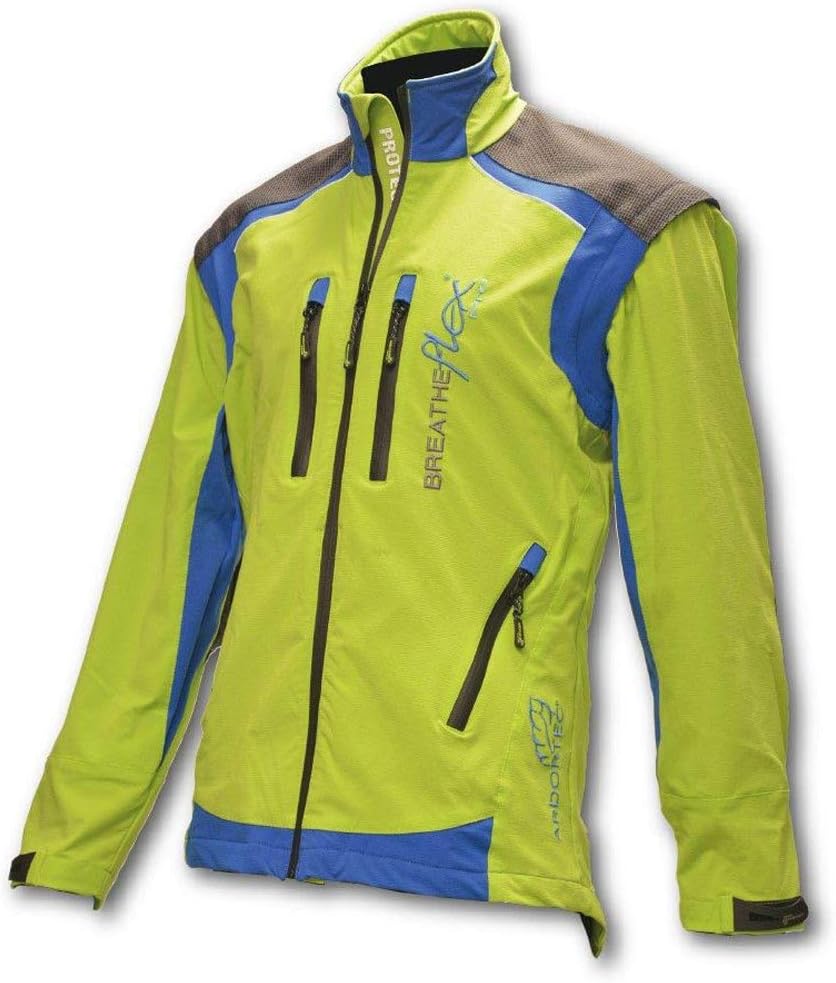 ARBORTEC Breatheflex Pro Work Jacket アーボテック ワークジャケット ワークウェア ツリーケア アーボリスト ツリークライミングAT4100 (XL, ライム)