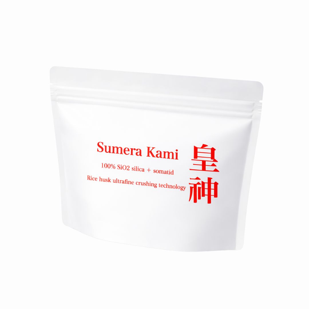 『0.4ミクロン統一籾殻シリカ &times; ソマチッド』Sumera Kami-皇神-（1gスプーン付）｜いのちの樹