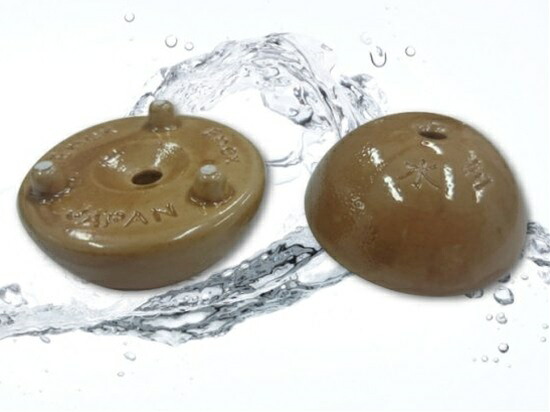 エネックス 水宝2型（茶大脳半球型）50mm×30粍 1個