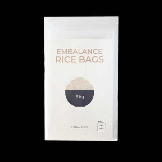 【楽天市場】EMBLANE RICE BAGS ライスバッグ5kg 8枚入：いのちの樹