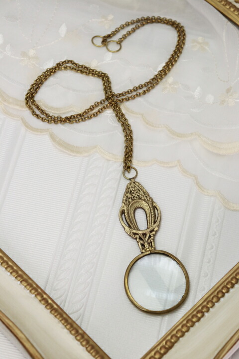 楽天市場】クラシック ルーペ ネックレス リボン ルーペ 老眼鏡