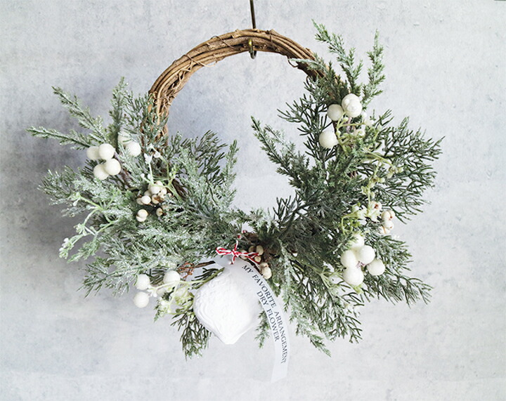 楽天市場】【あす楽】 クリスマスリース グレイスリース ローズGR30