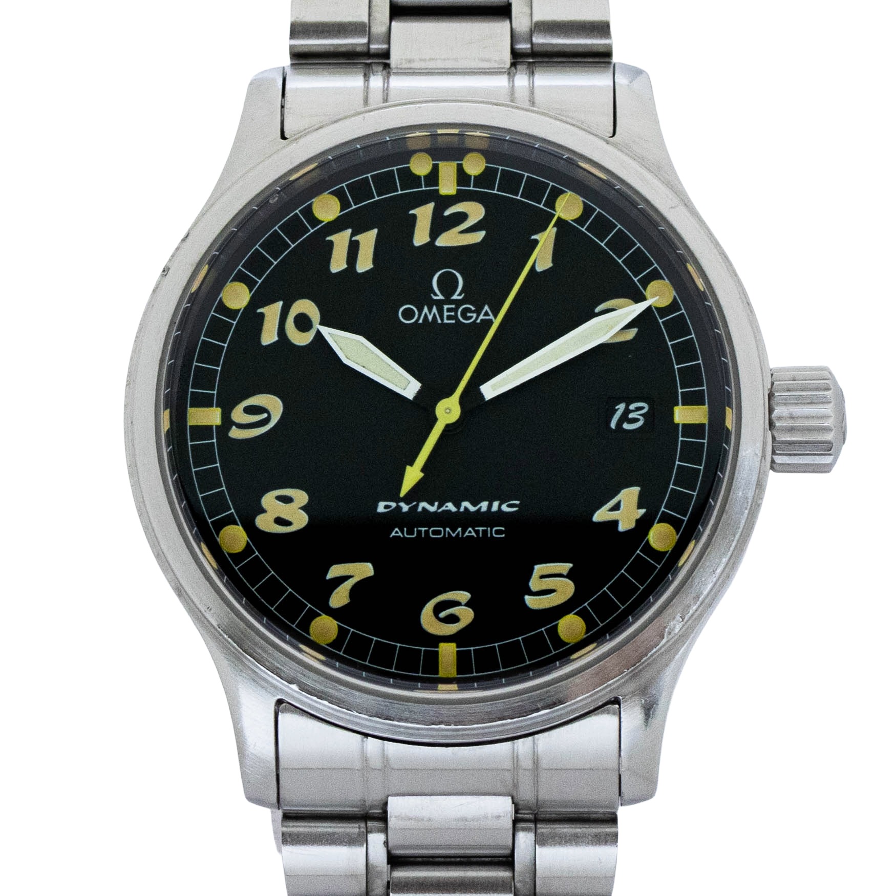 【中古】【箱・保証書付き】 オメガ OMEGA ダイナミック 5200.50 OMEGA Dynamic 自動巻き 腕時計 メンズ・ユニセックス 黒