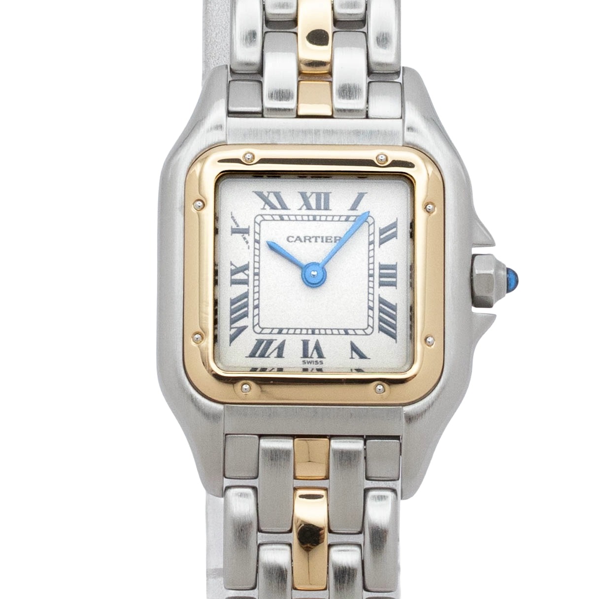 【中古】カルティエ Cartier 食麺麭尾っぽ W25029B5 Cartier Panth?re  石英 ウォッチ レディース 象牙色