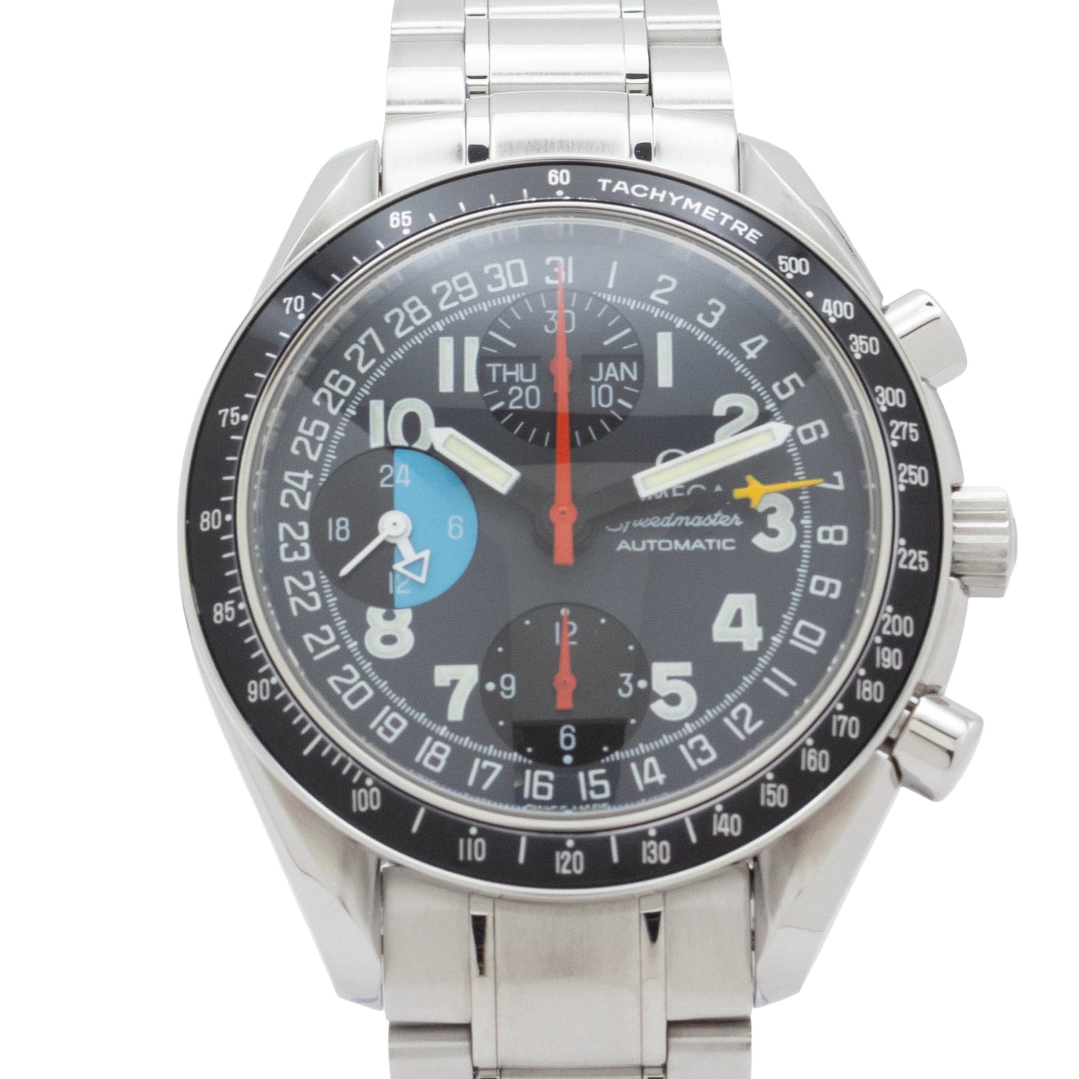 【中古】【箱・保証書付き】 オメガ OMEGA スピードマスター 3520.53 OMEGA Speedmaster 自動巻き 腕時計 メンズ・ユニセックス 黒