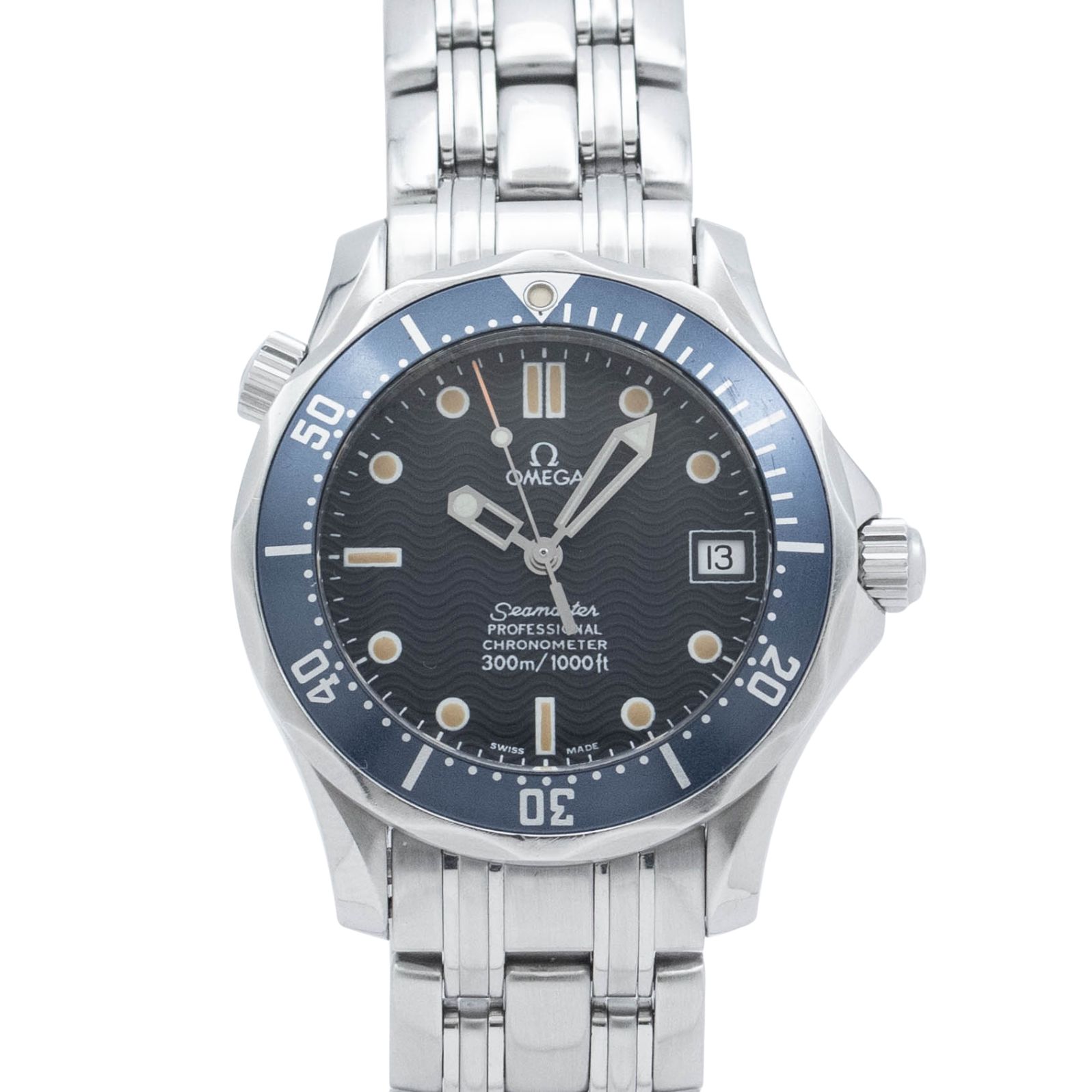 【中古】オメガ OMEGA シーマスター 2551.80 OMEGA Seamaster Aqua Terra 自動巻き 腕時計 メンズ・ユニセックス 青