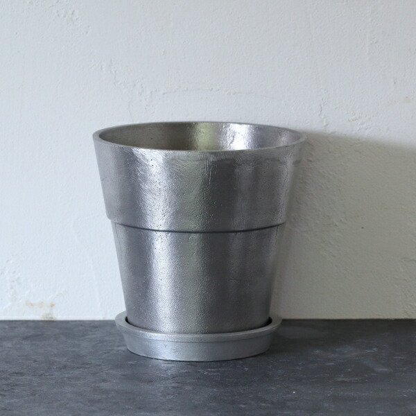 楽天市場】【安心サポート付】アルミ 植木鉢（丸・四角・六角