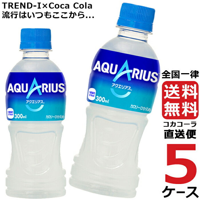 92％以上節約 アクエリアス 300ml PET ペットボトル 5ケース × 24本 合計 120本 送料無料 コカコーラ 社直送 最安挑戦  fucoa.cl