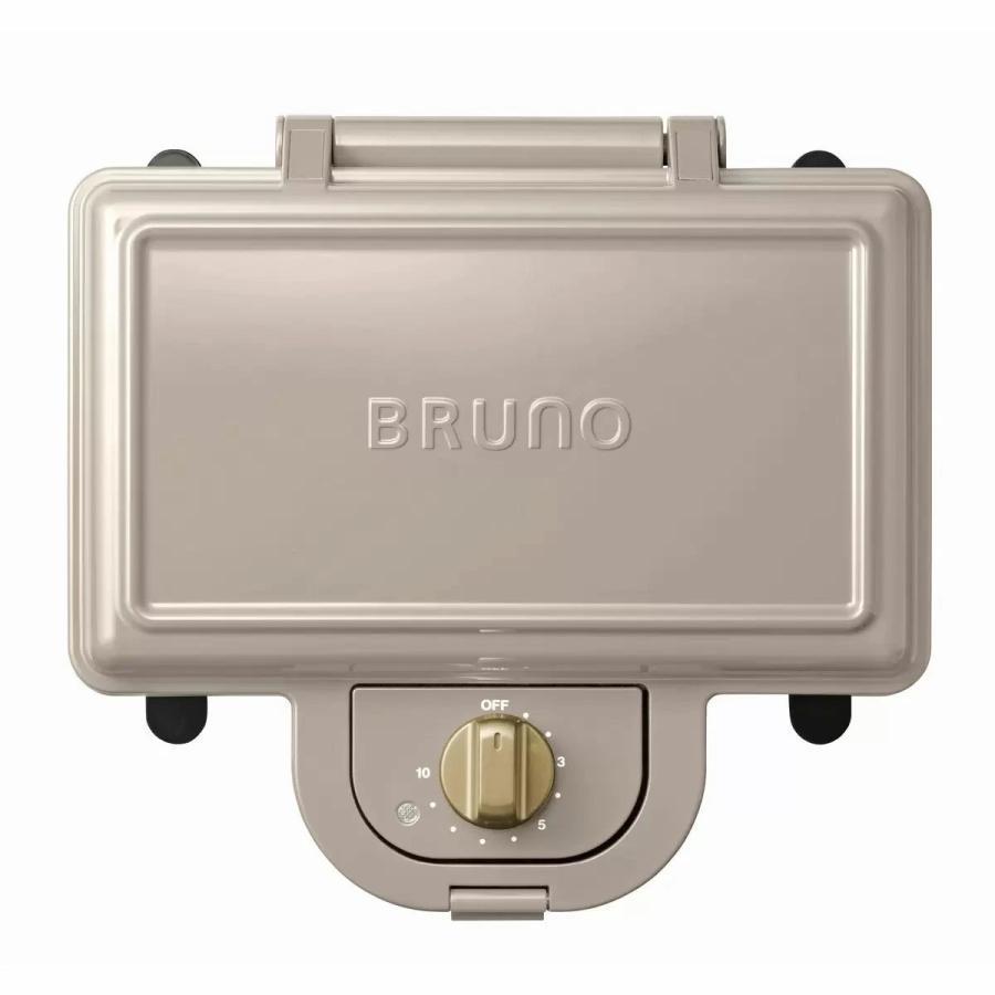 定価13,200円 BRUNO プレスサンドメーカー2枚用現行モデルグレージュ 楽天市場】【送料無料】BRUNO ホットサンドメーカー ダブル