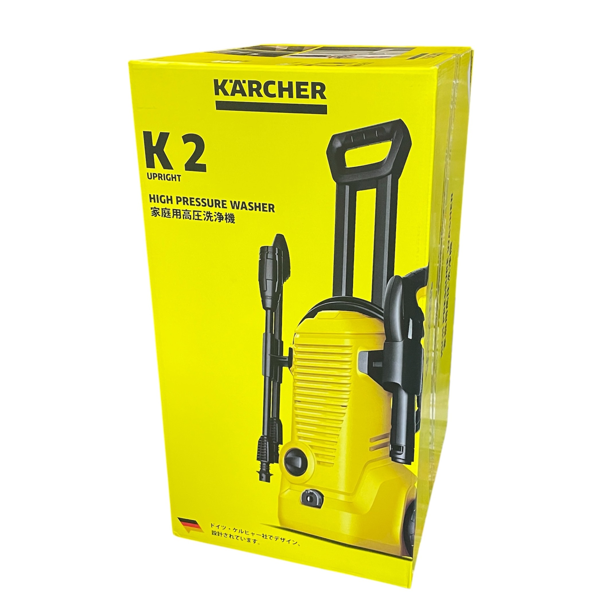ケルヒャー KARCHER 高圧洗浄機 K2 Upright 1.602-517.0 小型 持ち運び ハンドル付 タイヤ付 洗車 外壁 玄関 清掃 掃除 新品｜トレンドラインストア22店