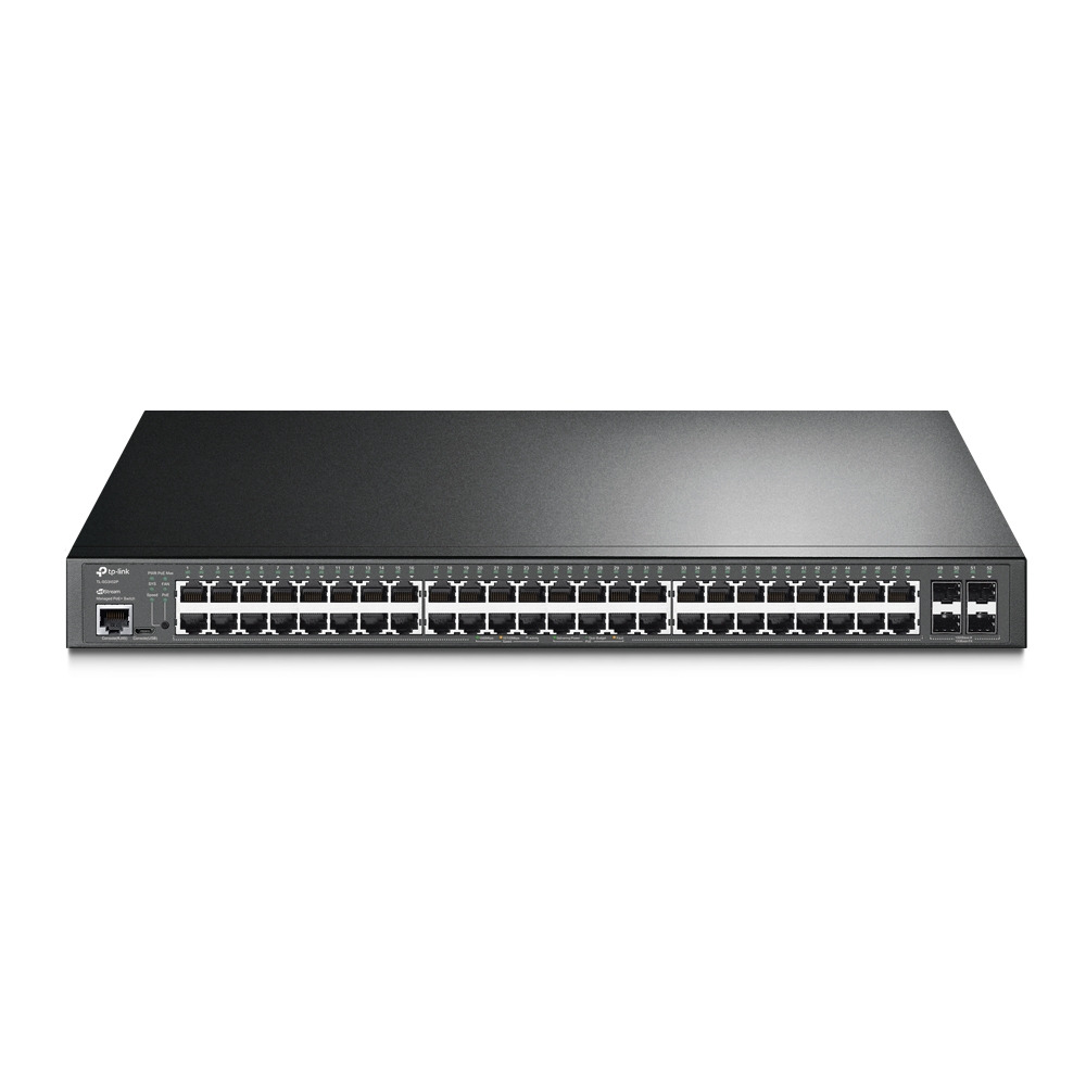 ティーピーリンク JetStream 52ポートギガビット L2+ マネージドスイッチ (48 PoE+ポート搭載)|トレテク!SoftBank SELECTION