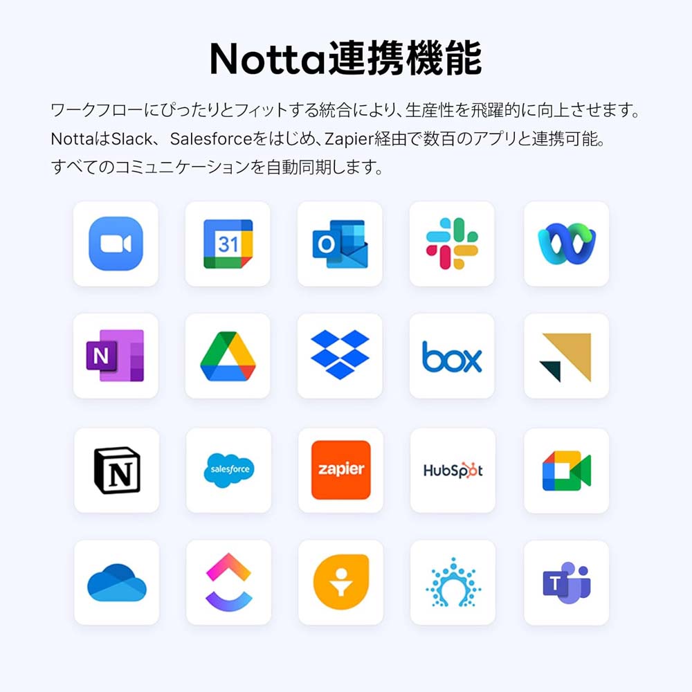 Notta Memo 専用ケース付 AI ボイスレコーダー 録音 文字起こし 要約 共有 翻訳42言語 議事録 Web会議 商談 ビジネス アイデア ノッタ メモ 軽量