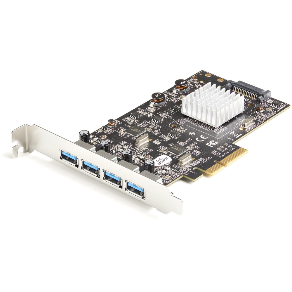 StarTech.com 4ポートUSB-A増設PCI Expressインターフェースカード/4つのポートで20Gbpsを共有/USB 3.1 Gen 2(USB 3.2 Gen 2)準拠PCIe拡張カード|トレテク!SoftBank SELECTION