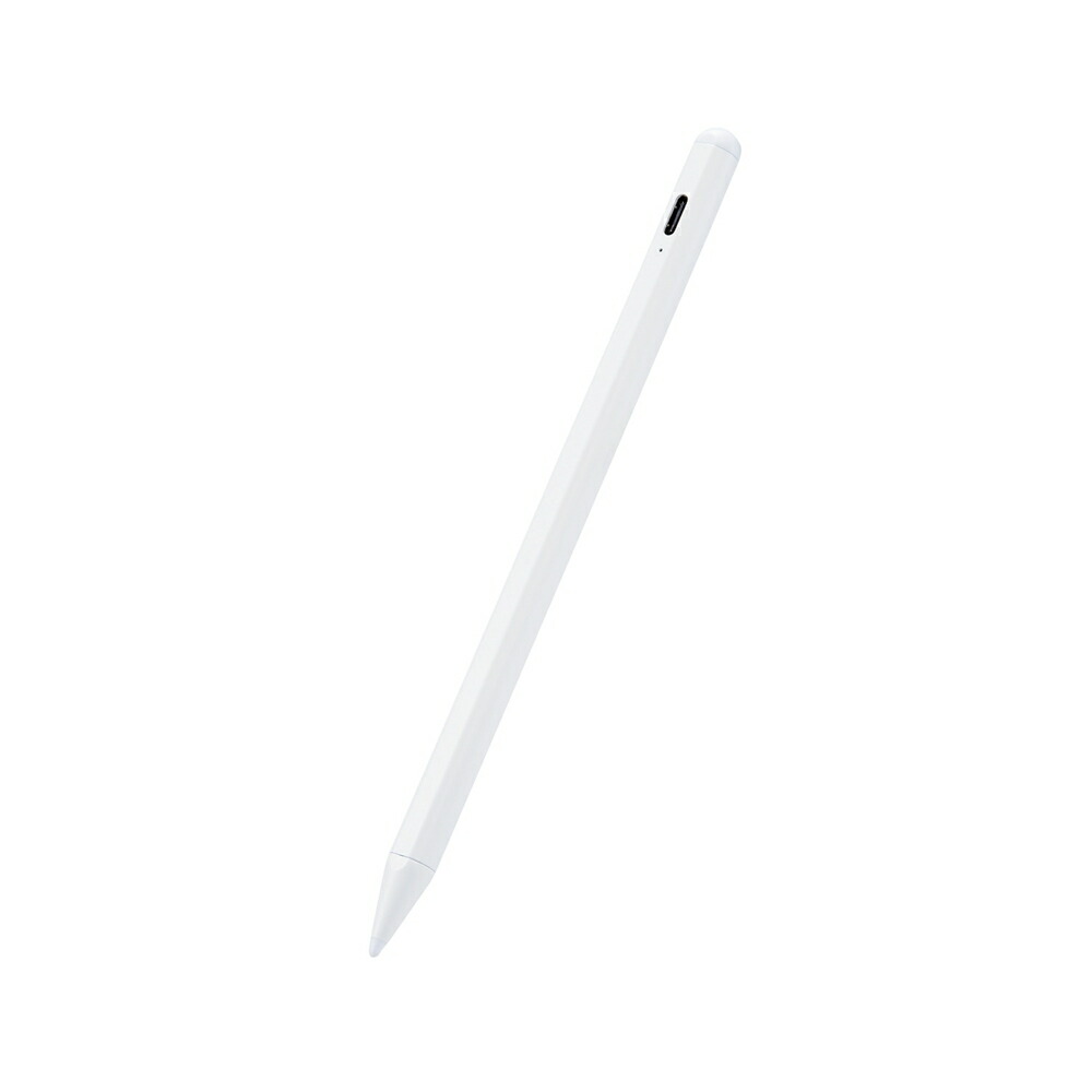 エレコム ELECOM タッチペン/iPad専用/磁気吸着/USB-C充電/ホワイト