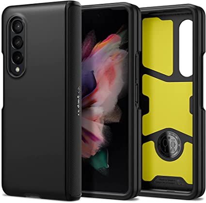 Spigen Galaxy Z Fold3 ケース SC-55B | SCG11 フルカバー 2重構造 TPU+PC 最大90 衝撃吸収 米軍MIL規格取得 耐衝撃 ワイヤレス充電対応 スリム アーマー Pro ACS03078 (ブラッ｜Trend Item Shop