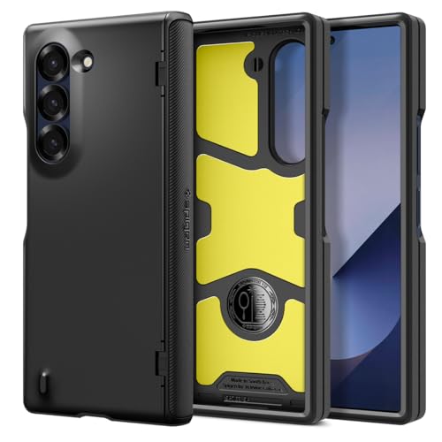 Spigen Galaxy Z Fold 6 ケース 全面保護 フルカバー 3重構造 米軍MIL規格取得 耐衝撃 ワイヤレス充電対応 5 スリム・アーマー・プロ ACS08286 (メタル・スレート)｜Trend Item Shop
