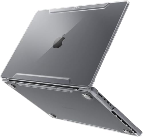 Spigen Macbook Pro 16in 入れもの ハードシェルケース M4 Pro / M4 Max (2024) / M3 つづき物 / M2 つづき物 / M1 つづき物 青写真 用 A2485 (2021) シン・填まる ACS04210 (水晶・せつ然たる)