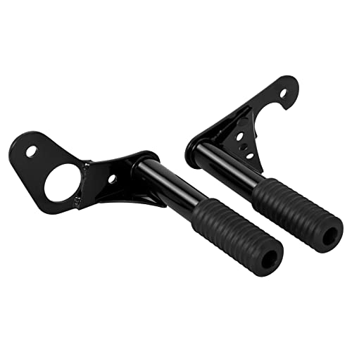 HDBUBALUS バイク用 パッセンジャー フットペグ クラッシュバー フレームスライダー スチール 耐久性 保護 ハーレー ソフテイル ストリートボブ ローライダー 2018-2022 対応 ブラック