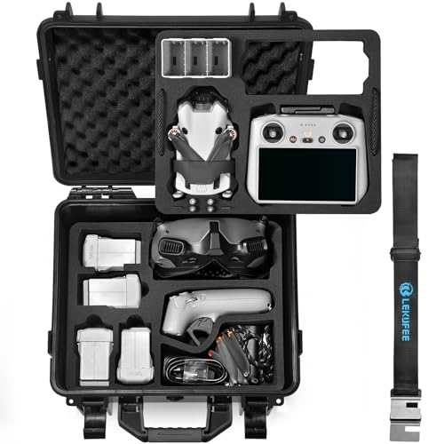 Lekufee DJI Mini 4 Pro防水ハードケース DJI Mini 4 Pro, Mini 3 Drone, DJI RC 2, DJI RC N2/N1, DJI Goggles 3(Goggles N3 には対応していません)/2/Goggles Integra, DJI RC Motion 3/2およびアクセサリーに対応｜Trend Item Shop