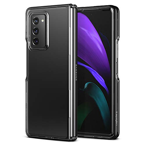 【Spigen】 Galaxy Z Fold2 ケース カバー ギャラクシー フォールド ケース 全面 クリア 米軍MIL規格取得 カメラ保護 画面保護 耐衝撃 衝撃吸収 Qi充電 ワイヤレス充電 ウルトラ・ハイブリッド (マット・ブラック)
