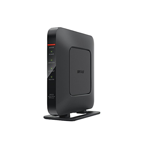 BUFFALO WiFi 無線LAN ルーター WSR-2533DHPL 11ac ac2600 1733+800Mbps デュアルバンド 日本メーカー 4LDK 3階建向け 【iPhone8/iPhoneX/iPhoneXS/Amazon Echo メーカー動作確認済み】