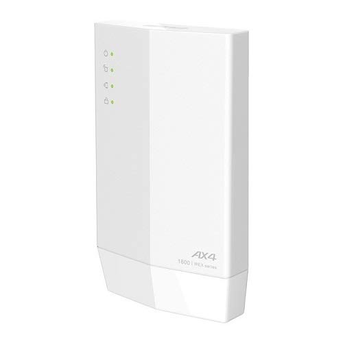 緩衝装置置き目 WEX-1800AX4/D [無線電話ローカルエリアネットワーク中継ぎ機 無線LAN 11ax/ac/n/a/g/b 1201+573Mbps 無線LAN6相応う 内蔵空中線]
