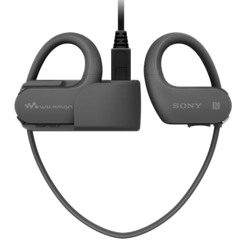 ソニー ヘッドホン一体型ウォークマン Wシリーズ NW-WS623 : 4GB スポーツ用 MP3プレーヤー Bluetooth対応 防水/海水/防塵/耐寒熱性能搭載 外音取込み機能搭載 ブラック NW-WS623 B