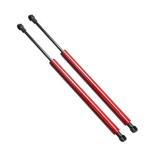 XIANGSHANG ダイハツ コペン Copen L880K型 リアゲートダンパー 68950-97211 バックドアダンパー リアハッチダンパー トランクダンパー 車検対応 交換用品 サポートダンパー 2本組 赤カーボン [並行輸入品]