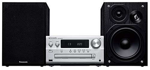 パナソニック ミニコンピューターポ FM/AM 2ダンス楽隊 Bluetooth相応う ハイレゾ音源相応う しろがね色 SC-PMX90-S