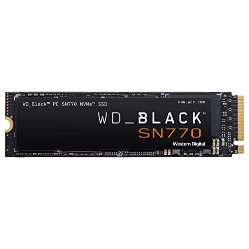WD_BLACK 1結核症 SN770 NVMe 内蔵ゲーミング SSD ソリッドステート運転 - Gen4 PCIe, M.2 2280、最大限度5,150 MB/sまで - WDS100T3X0E