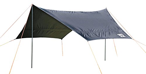 キャプテンスタッグ(CAPTAIN STAG) キャンプ テント タープ ヘキサタープ 【サイズ400×420×H220cm】 UV・PU加工 キャリーバッグ付き CSブラックラベル UA-1074