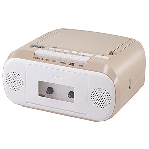 東芝(TOSHIBA) TY-CDM1-C(ベージュ) CDラジオカセットレコーダー 広々としたFM相応う