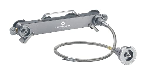 キャンピングムーン（CAMPING MOON） CB缶 ガスユニット 4本連結式 ガスステーション スリム型 ホース付き Z54 Z13M Z17