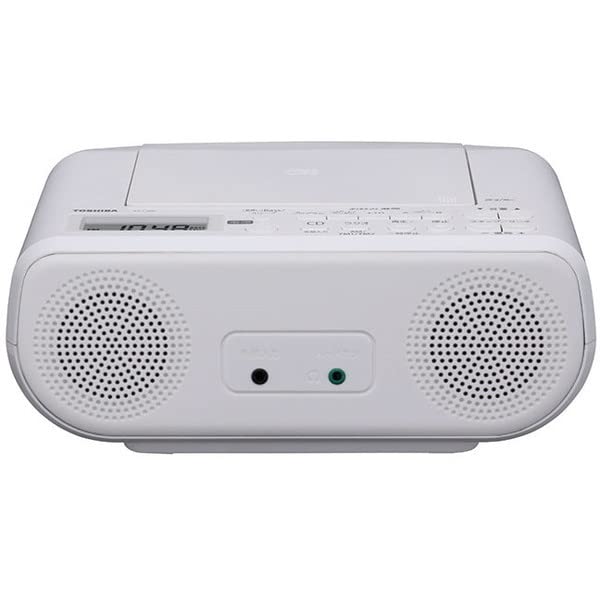 東芝(TOSHIBA) TY-C160(W) (白いこと) CDラジオ受信機 広々としたFM相応う