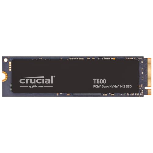 Crucial T500 1結核症 Gen4 NVMe M.2 内蔵型ゲーミングSSD 最大限度7300MB/秒 万覚え帳マイコンと学習机とっ始め相応う + 1mo Adobe CC 全ての適用業務 - CT1000T500SSD8